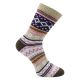 Hygge Socken im Norweger Design mit flauschiger Baumwolle - 3 Paar