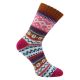 Hygge Socken im Norweger Design mit flauschiger Baumwolle - 3 Paar