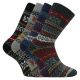 Hygge Socken mit viel Wolle im Fine Ethno Style - 2 Paar Thumbnail