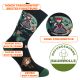 I Love Schwarzwald Socken mit Bollenhut Trachtenmädchen