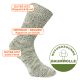 Jeans Socken natur-melange mit viel Baumwolle Thumbnail