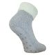 Kuschelige sehr weiche Wellness Socken mit ABS-Noppen und Umschlag