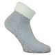 Kuschelige sehr weiche Wellness Socken mit ABS-Noppen und Umschlag