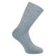 Kuschelig warme Merino- und Kaschmir Wolle Luxus Socken grau-melange Thumbnail