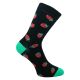 Leckere süße Erdbeeren lustige Motiv Socken - 2 Paar