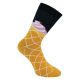 Phantastisches Eiscreme Design Motiv Socken mit naturgesunder Baumwolle