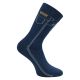 Lustige jeansblaue Jeans Socken aus Baumwolle mit Hosen-Motiv - 3 Paar Thumbnail