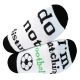 Lustige Motiv Socken Fußball-Spaß - 2 Paar