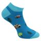 Farbenfrohe lustige CAMPING Sneaker Motiv Socken mit Komfortbündchen