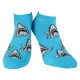 Lustige Sneakers Socken schrecklicher gefährlicher Hai - 2 Paar