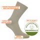 Luxus Business-Socken von camano - merzerisiert - fein und elegant - beige Thumbnail