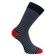 Ansprechende AHOI Maritim Ringel Socken mit GOTS Bio Baumwolle