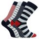 Ahoi Maritim Ringel Socken mit Bio Baumwolle - 3 Paar Thumbnail