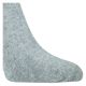 Luxuriös wollweiche warme Merino Kaschmir Wolle Socken grau-melange