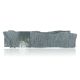 Komfortable elastische Merino Wolle Kniestrümpfe hellgrau ohne Gummidruck Thumbnail