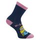 Lustige Motiv Socken mit den witzigen gelben Minions Figuren