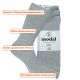 Modal-Socken hell-grau-melange für Damen und Herren - 3 Paar Thumbnail