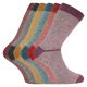 Warme Alpaka-Merino-Wolle Socken feine Ringel-Trend Thumbnail
