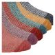 Mollig warme Alpaka-Merino-Wolle Socken Ringel-Trend