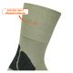 Atmungsaktive Outdoor Trekking Socken mit stoßdämpfender Sohle und Wolle sand-beige