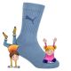 Kinder Crew Sport Socken PUMA mit Vollfrotteesohle blau-melange-mix Thumbnail