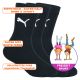PUMA Kinder Crew Sport Socken mit Vollfrotteesohle schwarz Thumbnail