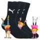 PUMA Kinder Crew Sport Socken mit Vollfrotteesohle schwarz