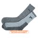 Puma Sport-Socken mit weicher schweißaufsaugender Frottee-Fußbettpolsterung anthrazit-melange-mix