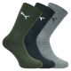 Bequeme Puma Sport-Socken mit weicher Frottee-Fußbettpolsterung grün-schwarz-grau-mix