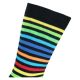 Ringel-Socken aus Baumwolle buntes Regenbogen-Farbenspektakel Thumbnail