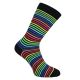 Ringel-Socken aus Baumwolle buntes Regenbogen-Farbenspektakel