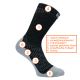 Salomon schwarze running ULTRA CREW Socks Laufsocken mit Merinowolle - 1 Paar
