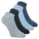 Samtweiche Bambus Wellness Sneaker-Socken ohne Gummidruck melange-mix Thumbnail