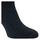 Schwarze mollig-warme Socken 100% Schaf-Schurwolle von Nordpol