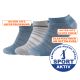 Skechers Sneakersocken mit Mesh Ventilation grau-blau-mix Thumbnail