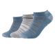 Skechers Sneakersocken mit Mesh Ventilation grau-blau-mix