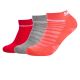 Skechers Sneakersocken mit Mesh Ventilation rot-grau-mix Thumbnail
