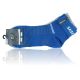 Skechers Sport Quarter Kurzsocken atmungsaktiv optimierte Passform grau-blau-weiß Thumbnail