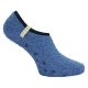 Sneaker Kuschelsocken Flausch blau marine mit ABS Noppen Camano - 2 Paar