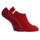 Sneaker Kuschelsocken Flausch rot bordeaux mit ABS Noppen Camano - 2 Paar Thumbnail