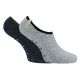 Sneaker Kuschelsocken Flausch schwarz grau mit ABS Noppen Camano Thumbnail