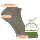 Sneakersocken ohne Gummidruck sand-melange camano CA-SOFT Thumbnail