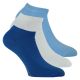 Sneaker Socken ohne Gummidruck von Camano blau-weiß-mix Thumbnail