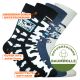 Lustige Socken Kuh-Motive glatt gestrickt mit viel Baumwolle Thumbnail