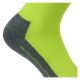 Sportsocken ohne Gummidruck mit Funktionszonen lime-green