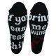 Sprüche Socken - If you can read this bring me wine Thumbnail