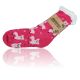 Super dicke THERMO Damen Hütten-Socken Lama-Motiv mit ABS-Noppen und wärmendem Teddy-Fell Thumbnail