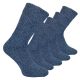 Robuste dicke blaue extra stabile Tennissocken mit einer schützenden Polstersohle