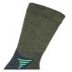 Atmungsaktive Outdoor Trekking Socken mit Merinowolle - warm und weich - oliv