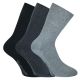 Bequeme Baumwolle Socken antibakteriell schwarz-grau-mix